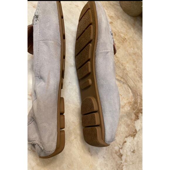 Taryn Rose “Kristine” baby blue suede Loafers Sz 9 - Picture 8 of 8